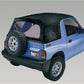 Rugged Ridge XHD S-Top Black Denim Clear Windows 88-94 Sidekicks