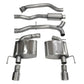 Corsa 13-14 Cadillac ATS Sedan 2.0L A/T Polished Sport Dual Rear Cat-Back Exhaust