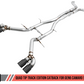 AWE Tuning 16-19 Chevy Camaro SS Non-Res Cat-Back Exhaust - Track Edition (Quad Diamond Black Tips)