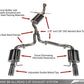 AWE Tuning Audi B8.5 All Road Touring Edition Exhaust - Dual Outlet Diamond Black Tips