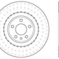 StopTech Power Slot 12 Audi A6 Quattro/11-12 A7 Quattro / 7/11-13 S4 Front Left Slotted Rotor