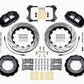 Wilwood Narrow Superlite 4R Front Hat Kit 14.00in Drilled 76-77 Ford Bronco Dana 44 w/Lines
