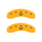MGP 4 Caliper Covers Engraved Front Ram Rear Ramhead Yellow Finish Black Char 2006 Dodge Durango