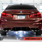 AWE Tuning 18-19 BMW F90 M5 Track Edition Axle-Back Exhaust- Black Diamond Tips