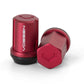 Vossen 35mm Lock Nut - 12x1.5 - 19mm Hex - Cone Seat - Red (Set of 4)