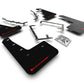 Rally Armor 09-11 Ford Focus MK2 RS Black UR Mud Flap Red Logo