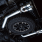 AWE Tuning 22-23 GMC Sierra 1500 AT4X 6.2L 0FG Catback Split Dual (Flat Bumper) - Chrome Silver Tips