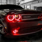 Oracle Dodge Challenger 08-14 LED Waterproof Halo Kit - Red