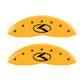 MGP 4 Caliper Covers Engraved Front & Rear Circle K/Kia Yellow finish black ch