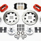 Wilwood Forged Dynalite Front Kit 12.19in Drill-Red Magnum Force Drop Spndle