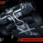 AWE 2020 Toyota Supra A90 Resonated Touring Edition Exhaust - 5in Chrome Silver Tips