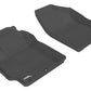 3D MAXpider 2012-2015 Toyota Prius C Kagu 1st Row Floormat - Black