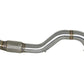 aFe Twisted Steel 3in Rear Down-Pipe/Mid Pipe 2017+ Honda Civic Type R I4 2.0L (t)