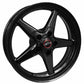 Race Star 92 Drag Star Bracket Racer 18x5 5x120BC 2.00BS Gloss Black Wheel