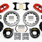 Wilwood Narrow Superlite 4R Rear P-Brk Kit 12.88in Drilled Red Chevy 12 Bolt-Spec 3.15in Brng