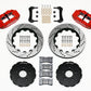 Wilwood Narrow Superlite 6R Front Hat Kit 14.00in Drill Red 2005-up Corvette C6