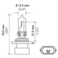 Hella Bulb 9005Xs/Hb3A 12V 65W P20D T4