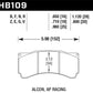 Hawk AP Racing Alcon DTC-60 Race Brake Pads