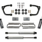 Fabtech 19-21 GM C/K1500 P/U Diesel 3in Uniball UCA Sys w/Dl 2.5 Resi & 2.25