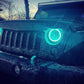 Oracle 7in High Powered LED Headlights - Black Bezel - Dynamic - Dynamic