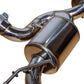Injen 07-17 Jeep Wrangler JK 3.6L/3.8L 63mm Polished Axle-back Exhaust w/ 4in Black Tips