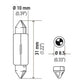 Hella Universal Clear 12V 10W 10x41mm T3.25 Bulb