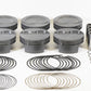 Mahle MS Piston Set SBF 348ci 4.040in Bore 3.4in Stroke 5.4in Rod .927 Pin -16cc 9.0 CR Set of 8