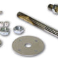 Moroso Chrome Hood Pin Set - 7/16in Diameter - 5in Pin - Steel - 2 Pack