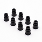 BLOX Racing 14mm Adapter Top (1/2in) w/Viton O-Ring & Retaining Clip (Set of 8)