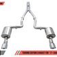 AWE Tuning 2017+ Dodge Charger 5.7L Touring Edition Exhaust - Non-Resonated - Chrome Silver Tips