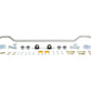 Whiteline 99+ Holden/Opel Astra / 6/01-05 Zafira Rear 24mm Heavy Duty Adjustable Swaybar