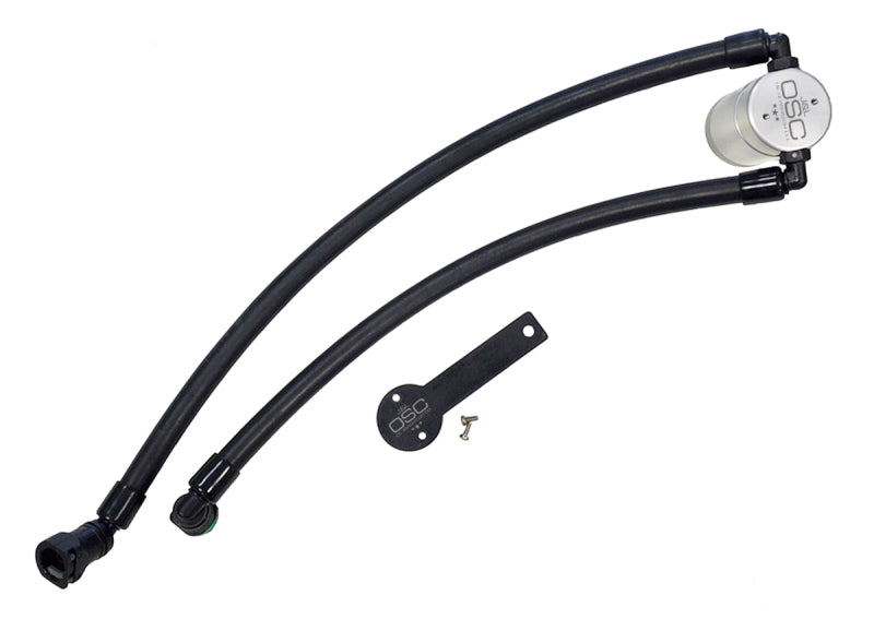 J&L 2021-2022 Ram TRX 6.2L Supercharged Passenger Side Oil Separator 3.0 - Clear Anodized