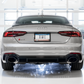 AWE Tuning Audi B9 RS 5 Sportback Touring Edition Exhaust-Non Resonated- Diamond Black RS Style Tips