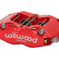 Wilwood Caliper-Dynapro Single 5.98in Mount-Red 1.58in Piston 1.1in Disc