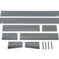 Putco 07-13 GMC Sierra Extended Cab 5.5ft Box - 6in Wide - 12pcs Black Platinum Rocker Panels