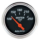Autometer Designer Black 2 1/16in 250 Deg F Electronic Water Temp Gauge
