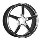 Weld Alumastar 2.0 1-Piece 18x6 / 5x120 BP / 3.7in BS Black Wheel - Non-Beadlock