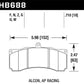 Hawk AP Racing/Alcon HPS 5.0 Brake Pads