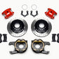 Wilwood D154 P/S P-B Kit Drilled-Red Mopar/Dana 2.36in Off w/Snap Ring Brng