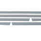 Putco 15-20 Ford F-150 Reg Cab 8ft Long Box (4.25in Tall - 10pcs) Black Platinum Rocker Panels