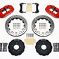 Wilwood Narrow Superlite 6R Front Hat Kit 13.06in Drill Red Backdraft Cobra (BMW E36 Based)