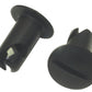 Moroso Quick Fastener - Oval Head - 5/16in x .450in - Aluminum - Black - 10 Pack