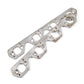 Stainless Works SBF Wide Rectangular Port Header Adapter 304SS Exhaust Flanges 1-7/8in-2in Primaries