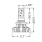 Oracle H10 4000 Lumen LED Headlight Bulbs (Pair) - 6000K