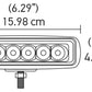 Hella Value Fit Mini 6in LED Light Bar - Flood Beam Pedestal