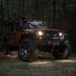 Rugged Ridge 07-18 Jeep Wrangler JK White 4-Piece LED Rock Light Kit w/ Harness