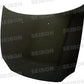 Seibon 93-97 Honda Del Sol (EG1) OEM Carbon Fiber Hood