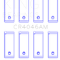 King Acura D16A1 (Size STD) Rod Bearing Set (Size +0.75)