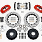 Wilwood Narrow Superlite 6R Front Hub Kit 14.00in Drill Red 79-81 Camaro