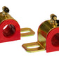 Prothane Universal 90 Deg Greasable Sway Bar Bushings - 1 1/16in - Type B Bracket - Red